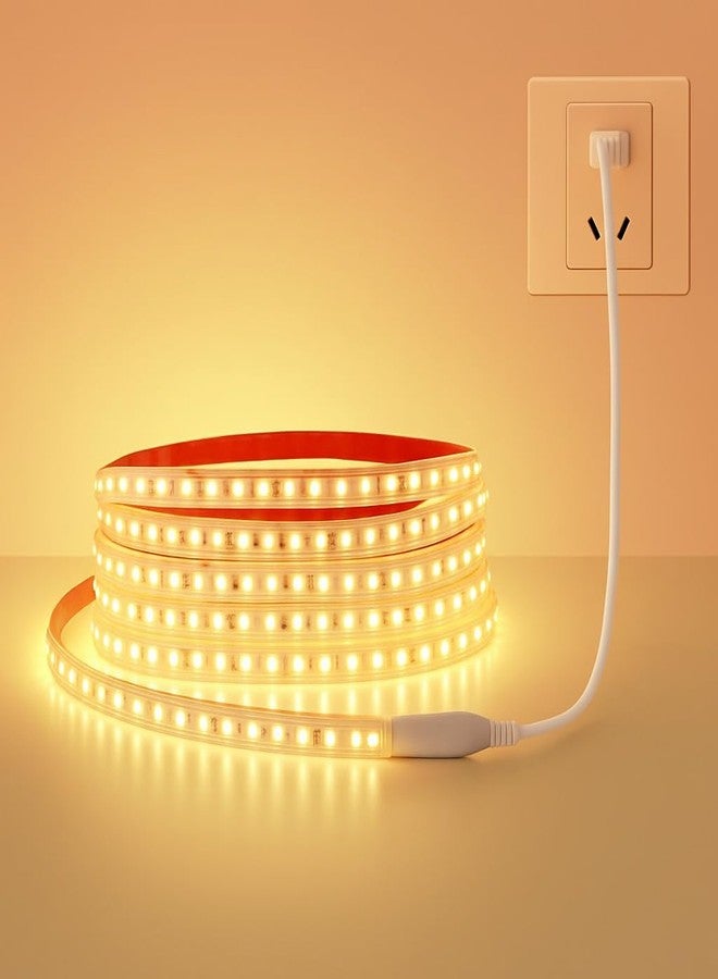 One94Store شريط إضاءة LED بطول 8 أمتار من One94Store للديكور - مقاوم للماء، إضاءة SMD دافئة اللون، مناسب للأسقف والديكور المنزلي، إضاءة أنبوبية LED لعيد ديوالي والمهرجانات والاستخدام الداخلي والخارجي - Image 1